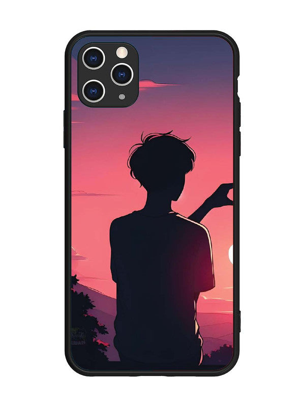 iPhone 11 Pro Max Love Heart with Hand Boy