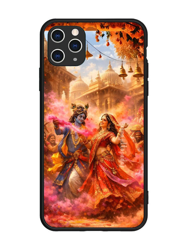 iPhone 11 Pro Max Radha Krishna Playing Holi