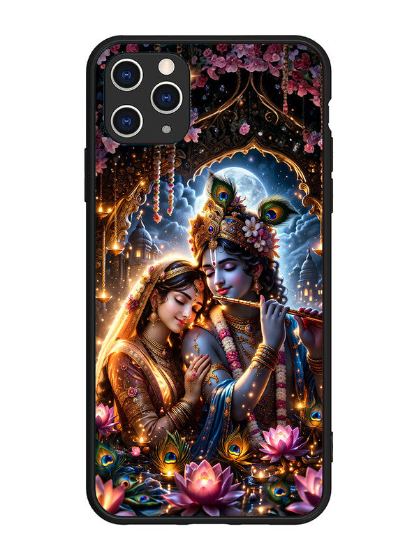 iPhone 11 Pro Max | 2D Metal | Radha Krishna Enjoying Flute 2 | IP-11PM-461