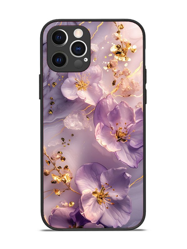 iPhone 12 Pro Orchid with Golden Safron