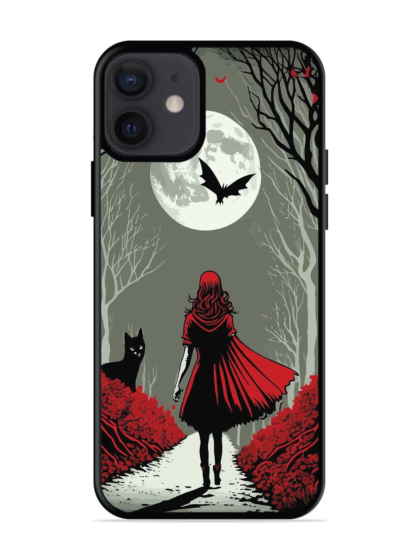 iPhone 12 Mini Scarlet Girl in Red Forest