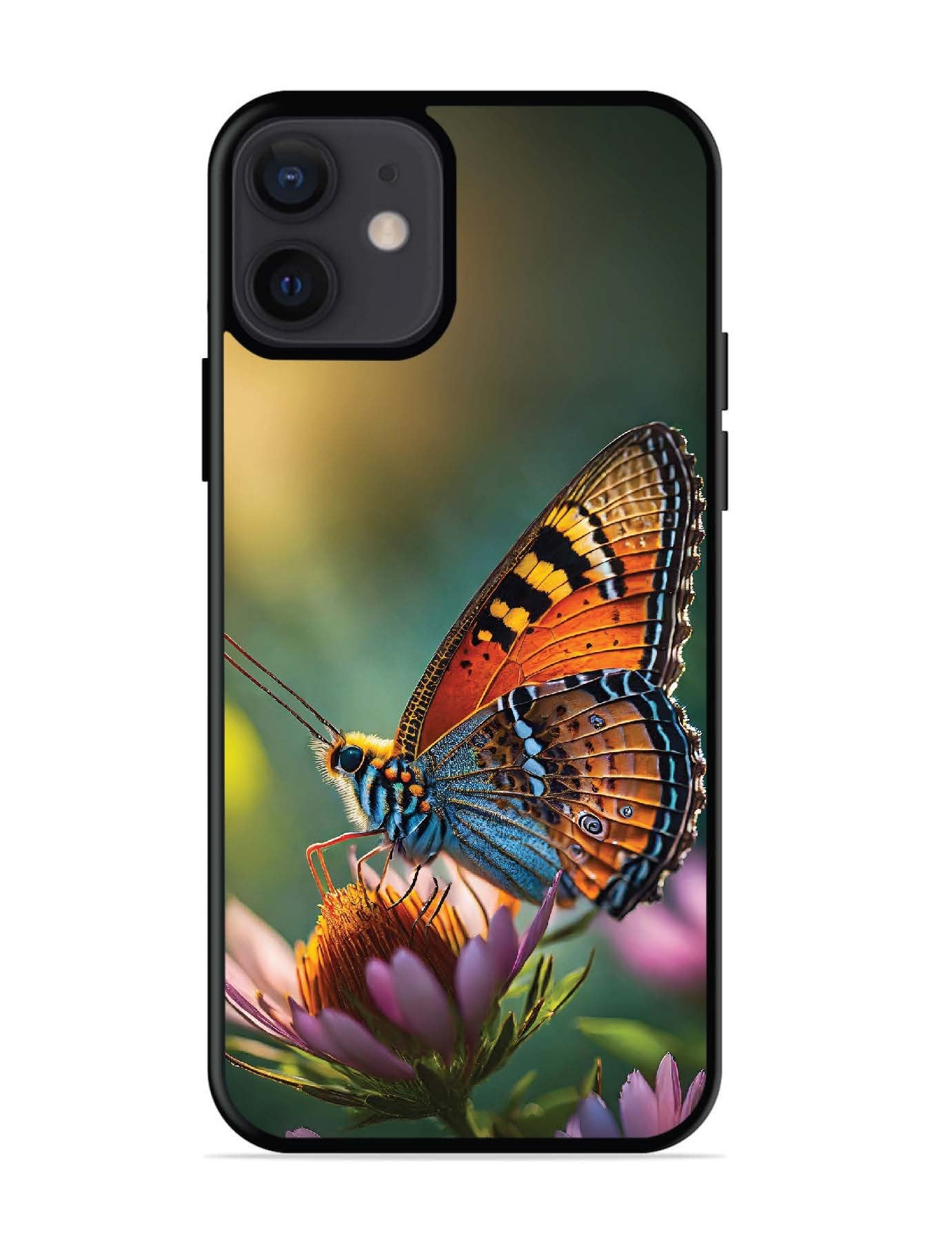 iPhone 12 Mini Golden Hour Monarch Butterfly
