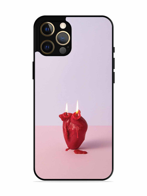 iPhone 12 Pro Max A Lighted Heart Candle