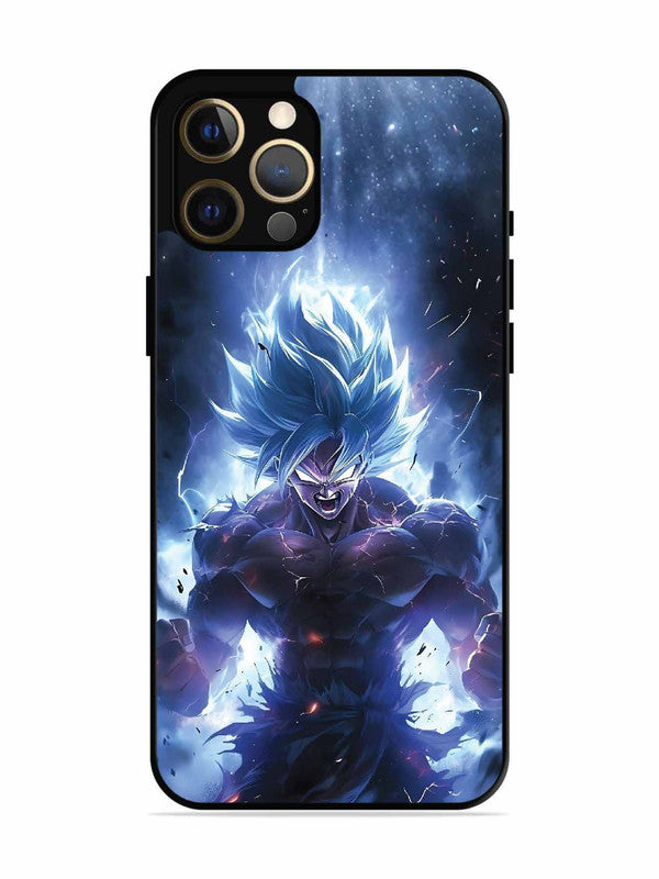 iPhone 12 Pro Max Super Saiyan Blue and Angry