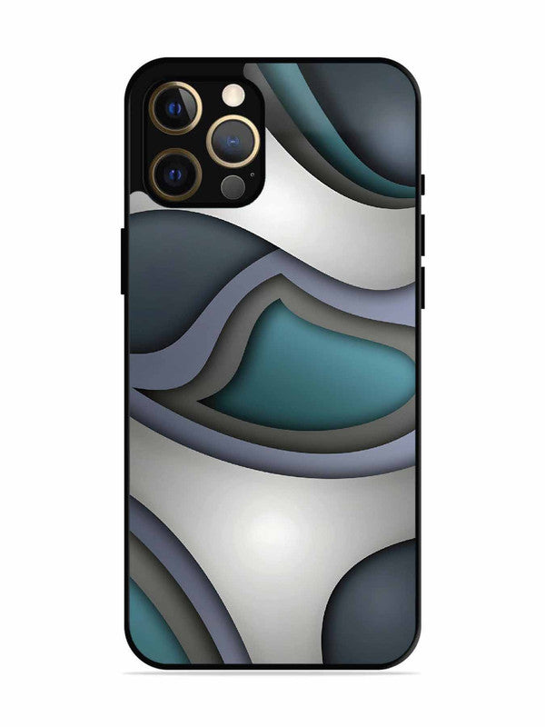 iPhone 12 Pro Max Slate Blue Gradient Wave