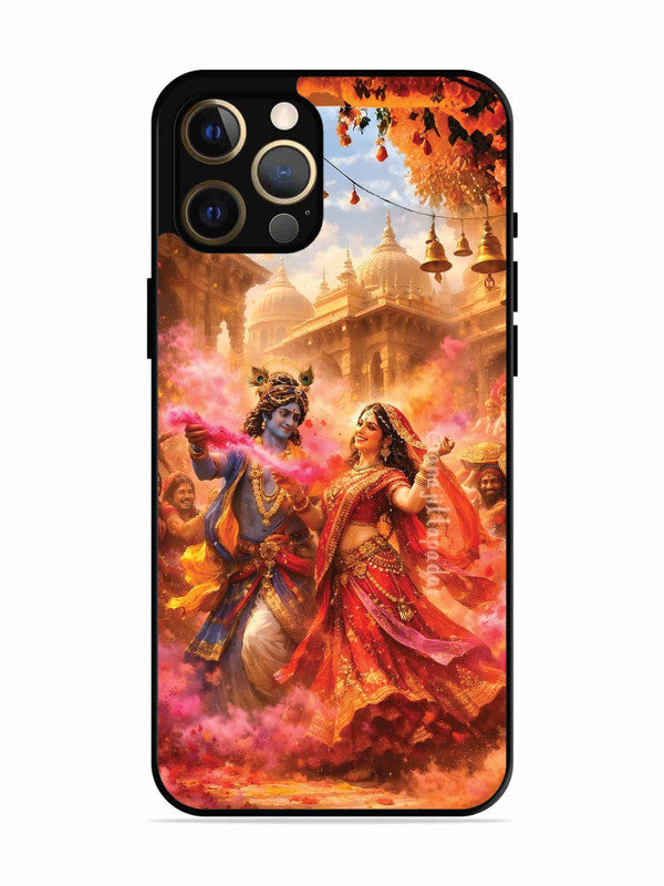 iPhone 12 Pro Max Radha Krishna Playing Holi