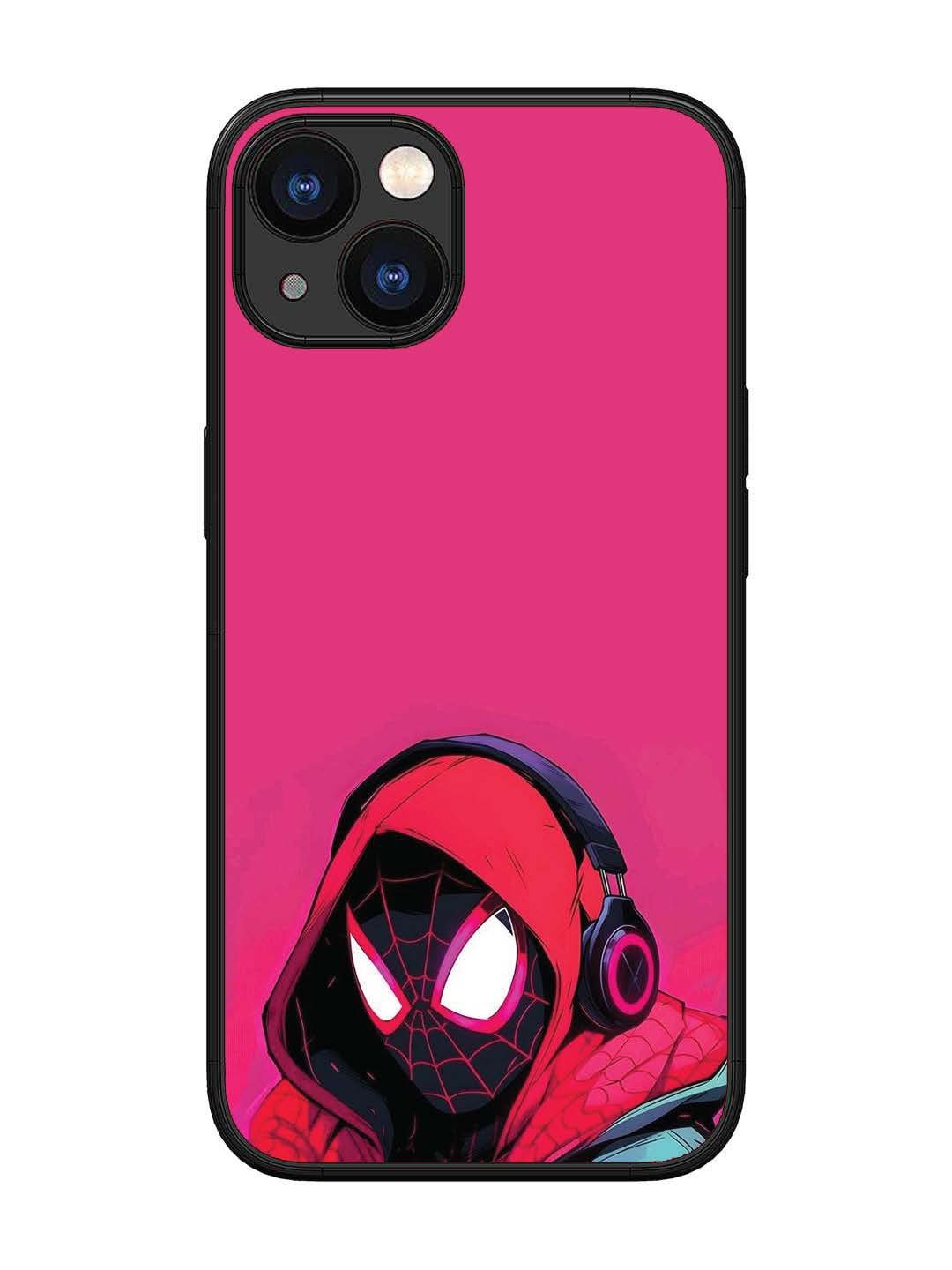 iPhone 13 Spidey Listening Music
