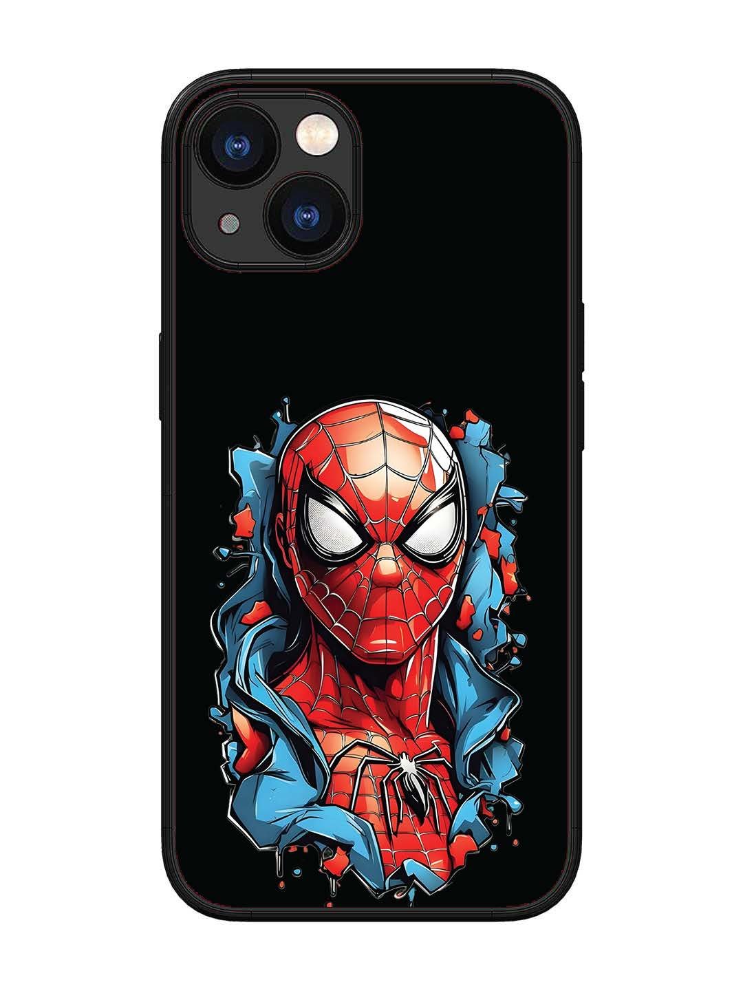 iPhone 13 Spider man street art style