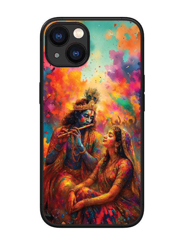 iPhone 13 Radha Krishna Playing Flute