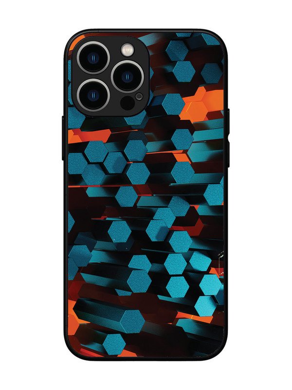 iPhone 13 Pro Max Hexagon 3D Abstract