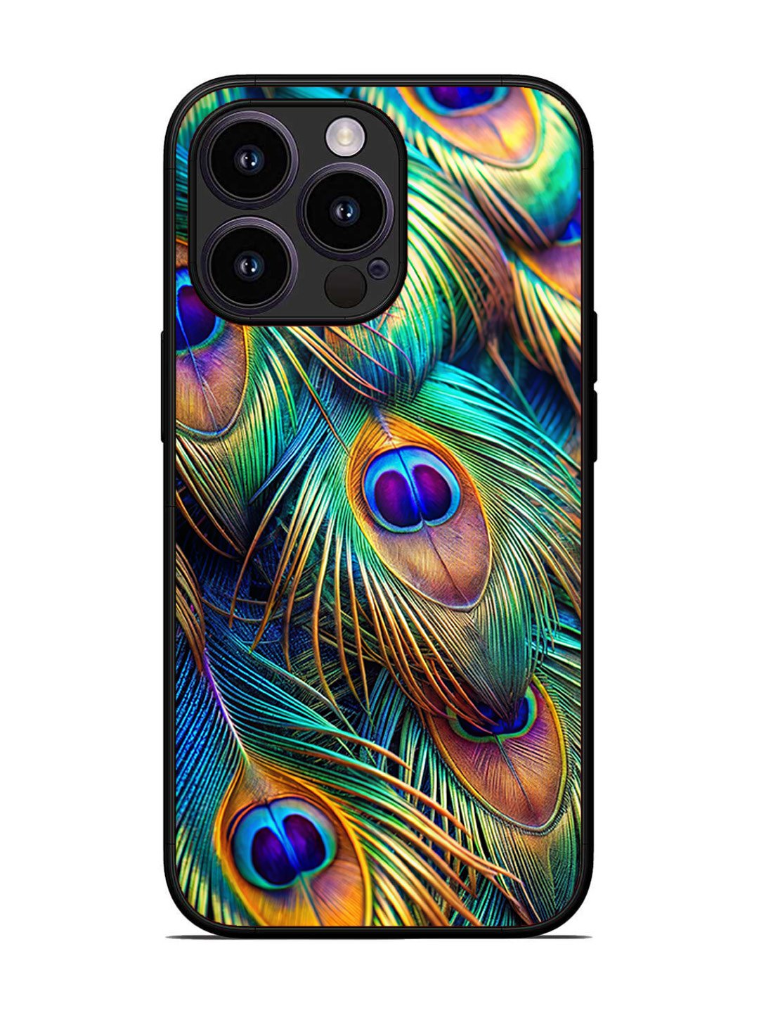 iPhone 14 Pro peacock feather