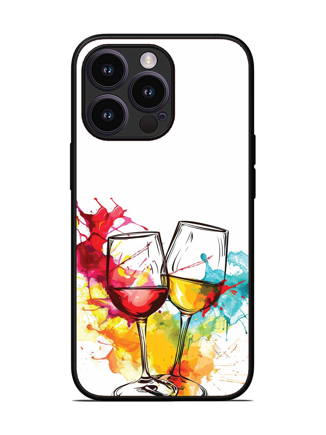 iPhone 13 Pro Colorful wine glasses
