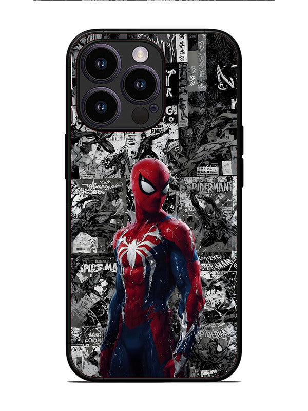 iPhone 13 Pro Spiderman Highlighted on News Paper