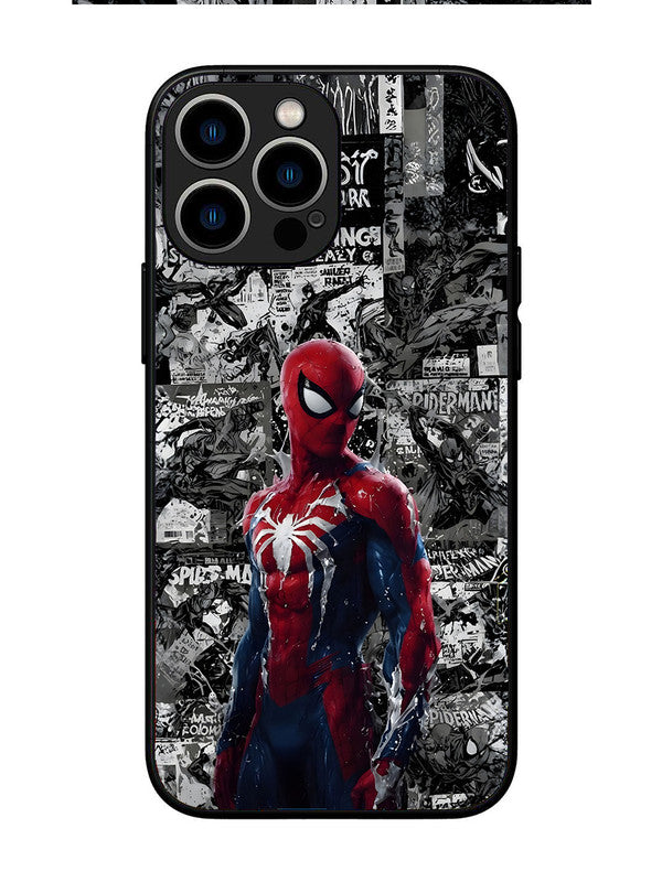 iPhone 13 Pro Max Spiderman Highlighted on News Paper