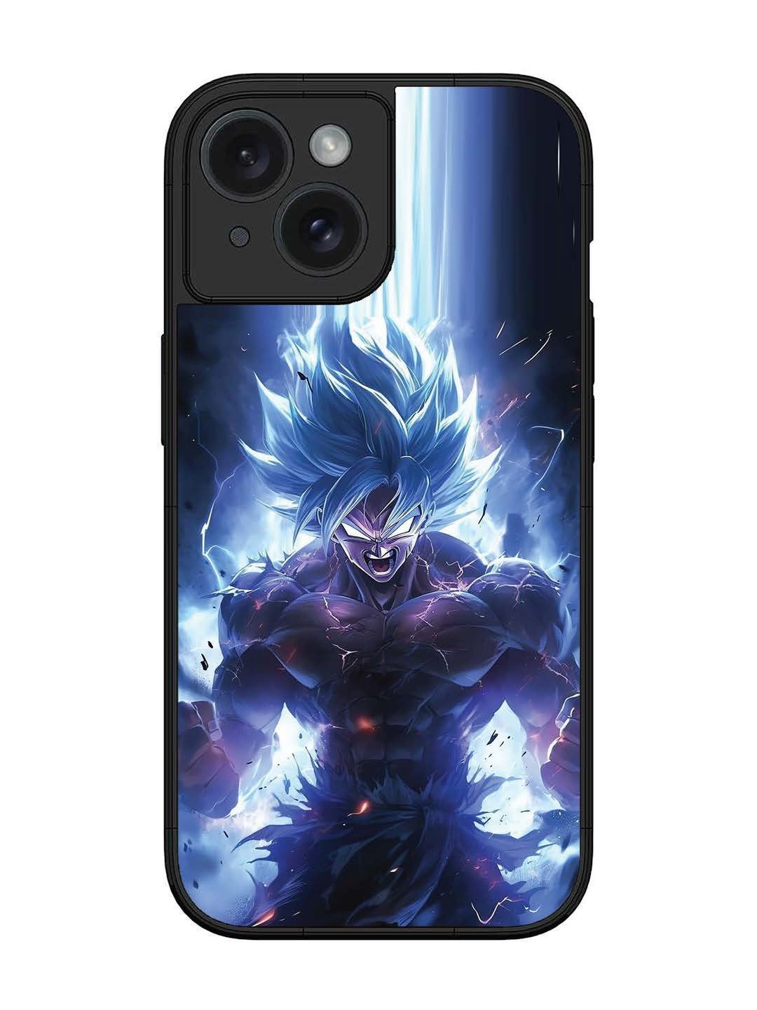 iPhone 14 Super Saiyan Blue and Angry