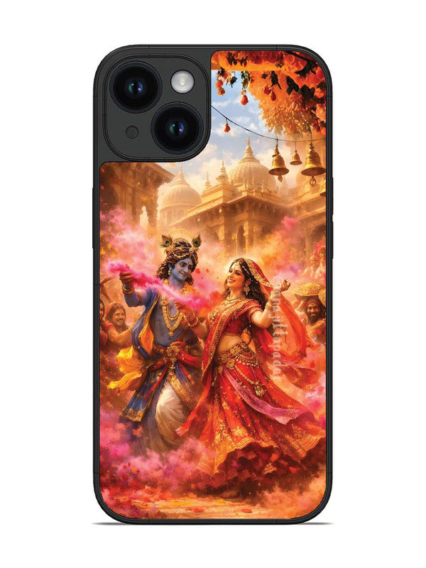iPhone 14 Radha Krishna Playing Holi