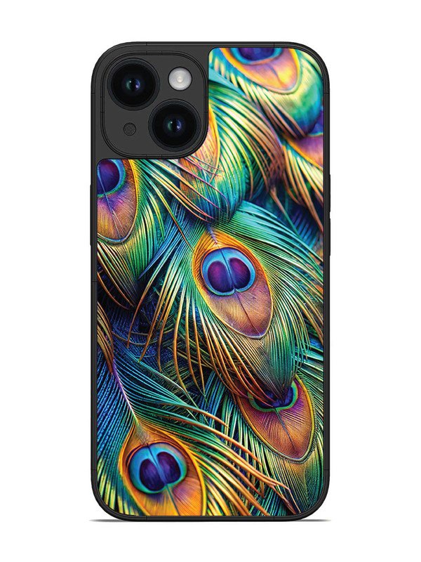 iPhone 14 peacock feather