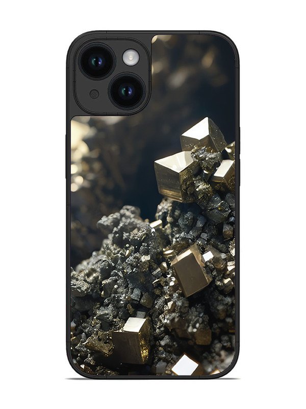 iPhone 15 Gold Crystals