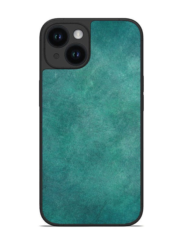 iPhone 15 Jungle green with Scratches Marble