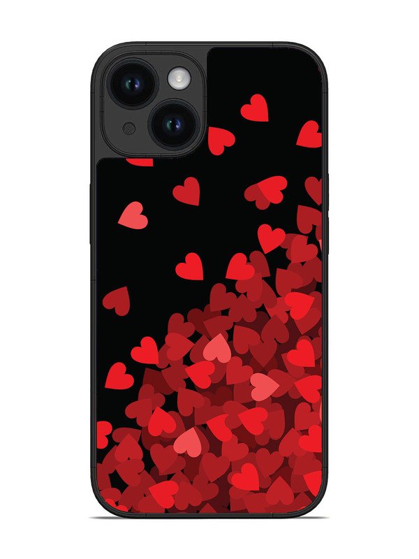 iPhone 14 Red Hearts