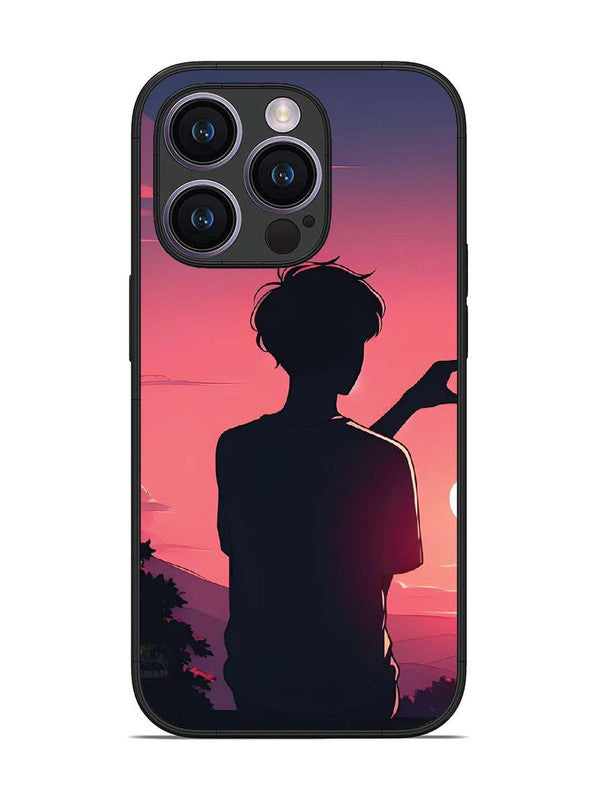iPhone 14 Pro Love Heart with Hand Boy