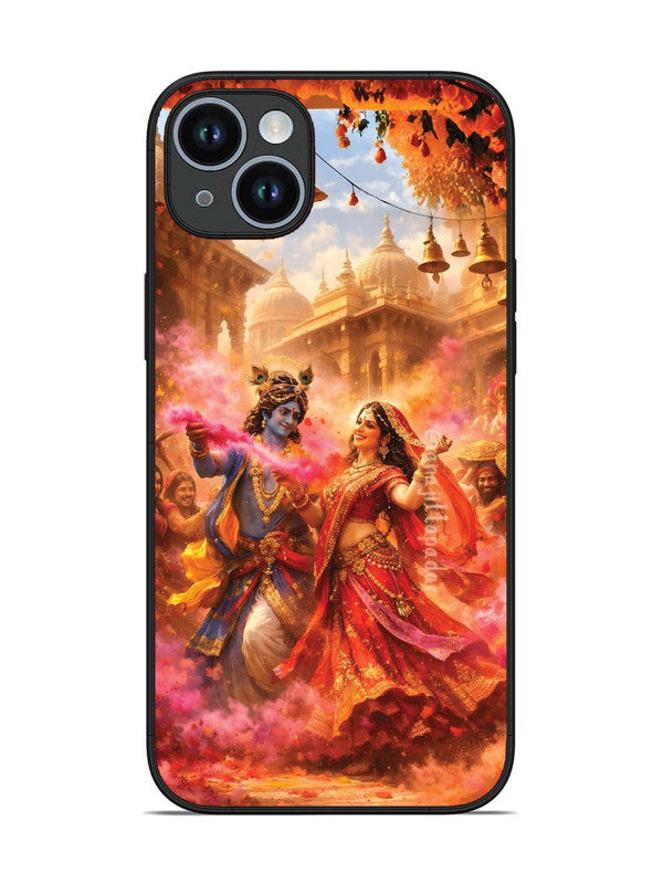 iPhone 14 Plus Radha Krishna Playing Holi