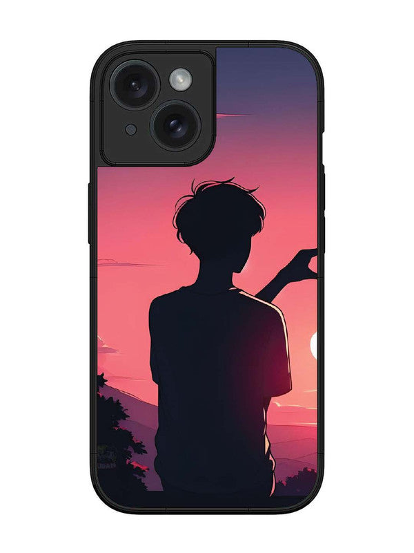 iPhone 15 Love Heart with Hand Boy