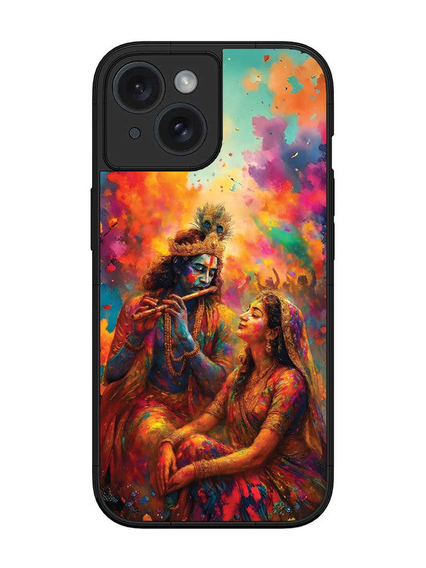iPhone 15 Radha Krishna Playing Flute