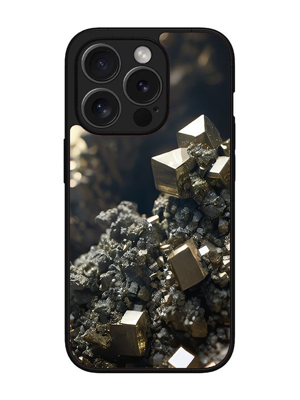 iPhone 15 Pro Gold Crystals
