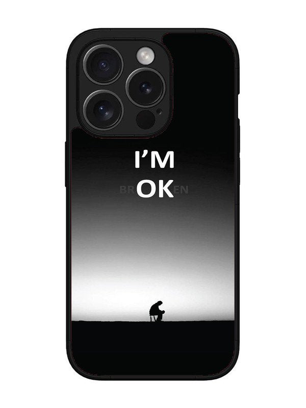 iPhone 15 Pro Max I'm Broken A man on Chair Alone
