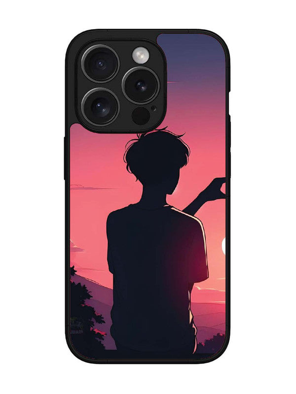 iPhone 15 Pro Love Heart with Hand Boy