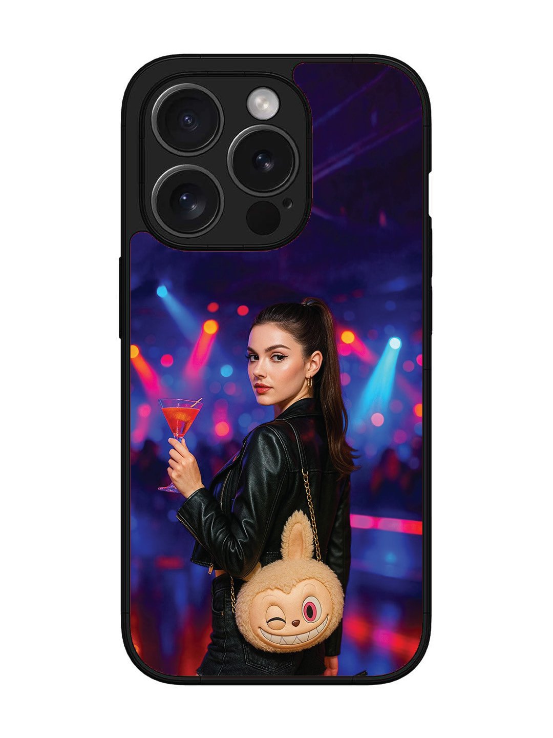 iPhone 15 Pro Max Girl with Labubu Purs
