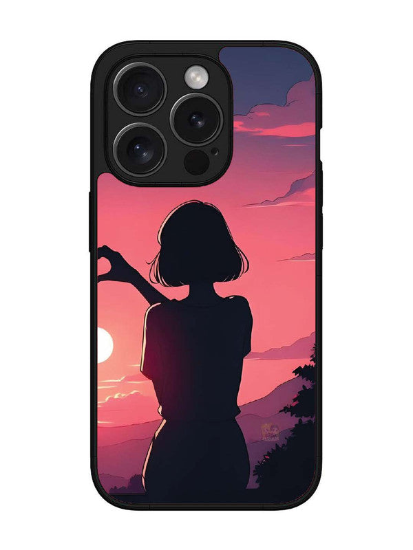 iPhone 15 Pro Max Love Heart with Hand Girl