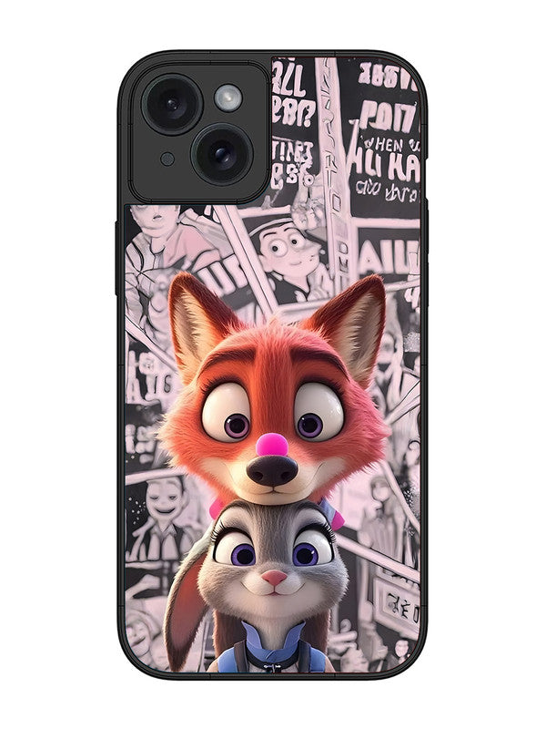 iPhone 15 Plus Cute Nick wilde and judy hopps 2
