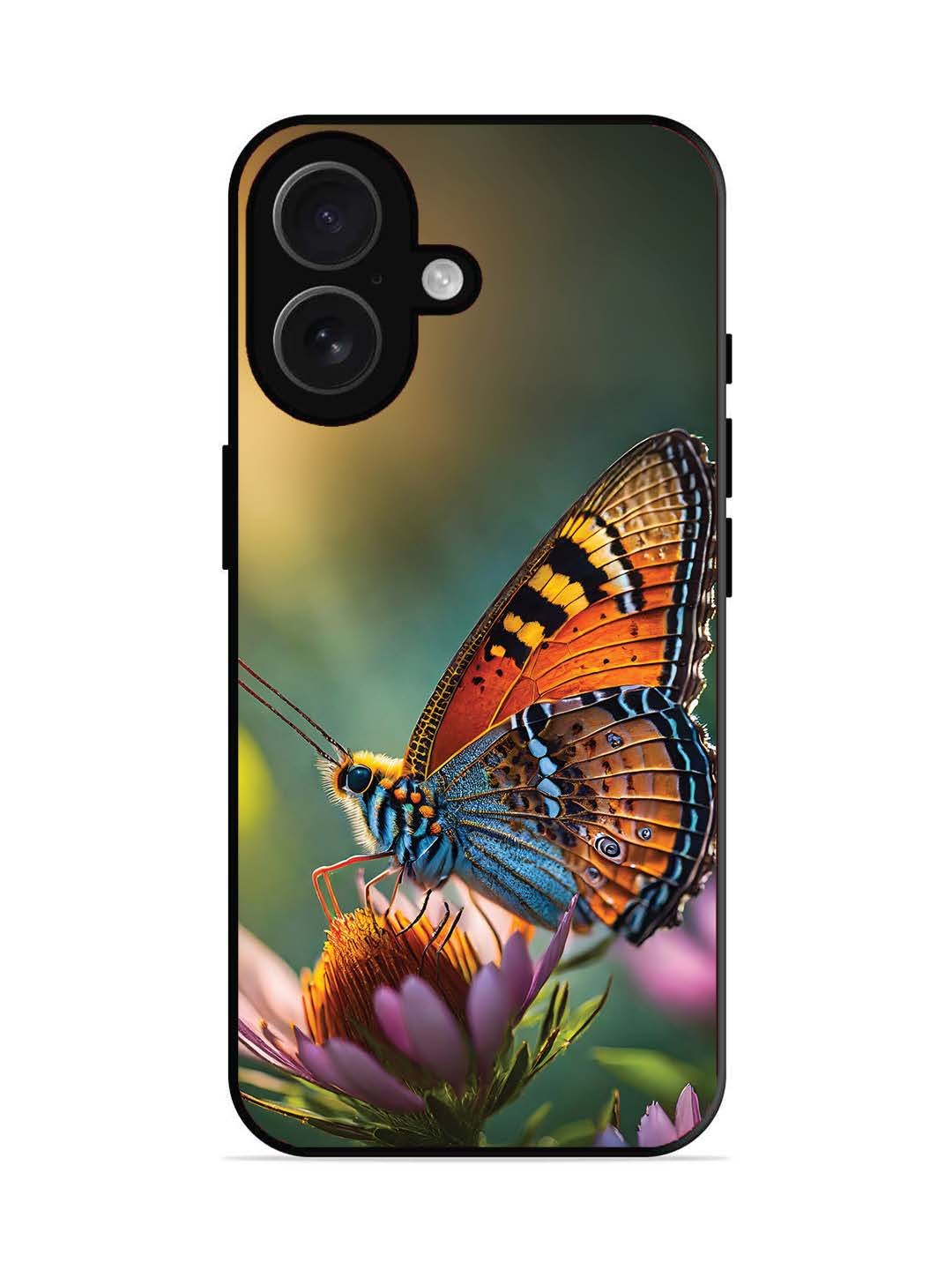 iPhone 16 Golden Hour Monarch Butterfly