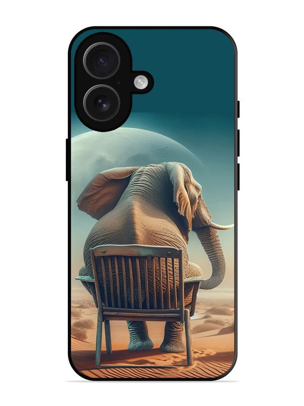 iPhone 16 Baby Elephant om chair