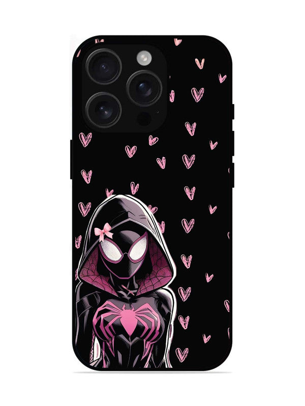 iPhone 16 Pro Spidergirl with hearts