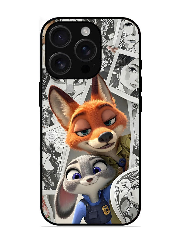 iPhone 16 Pro Cute Nick wilde and judy hopps