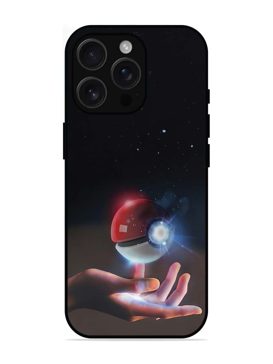 iPhone 16 pro max Poke Ball Cinematic Catch Glow