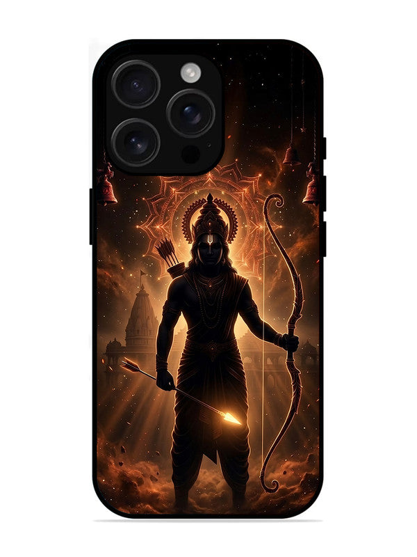 iPhone 16 Pro Max | 2D Metal | The Divine Darshan - Lord Rama | IP-16PM-448