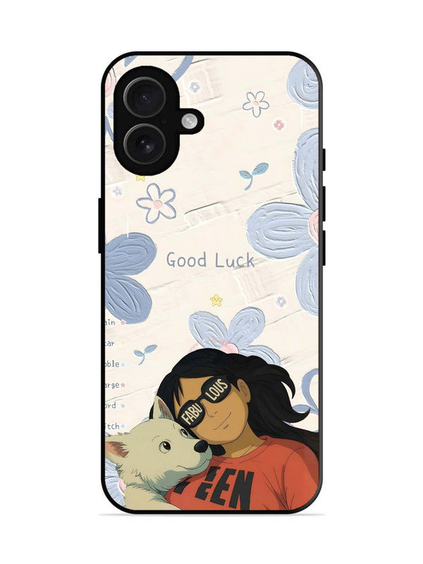 iPhone 16 Plus | 2D Metal | Fabulous and Good Luck | IP-16Pl-424