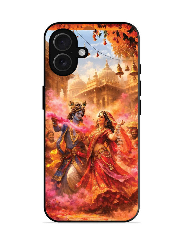 iPhone 16 Plus Radha Krishna Playing Holi