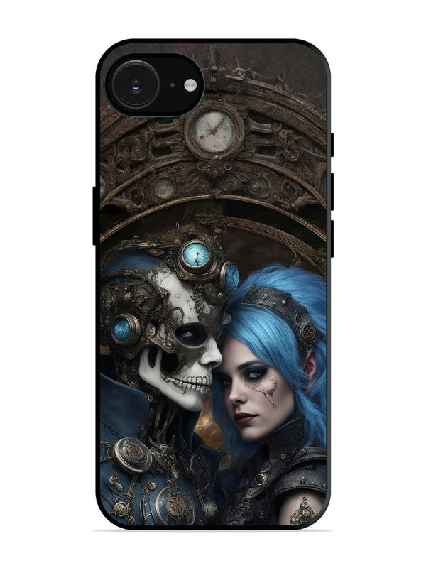 iPhone 16e Skeleton & Devil Girl