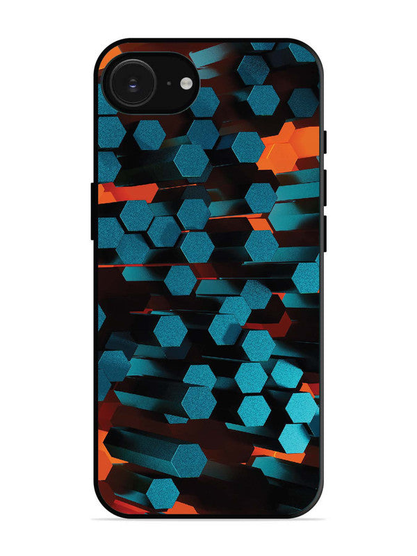 iPhone 16e Hexagon 3D Abstract