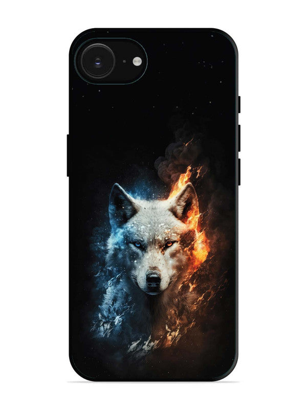iPhone 16e Fire Wolf
