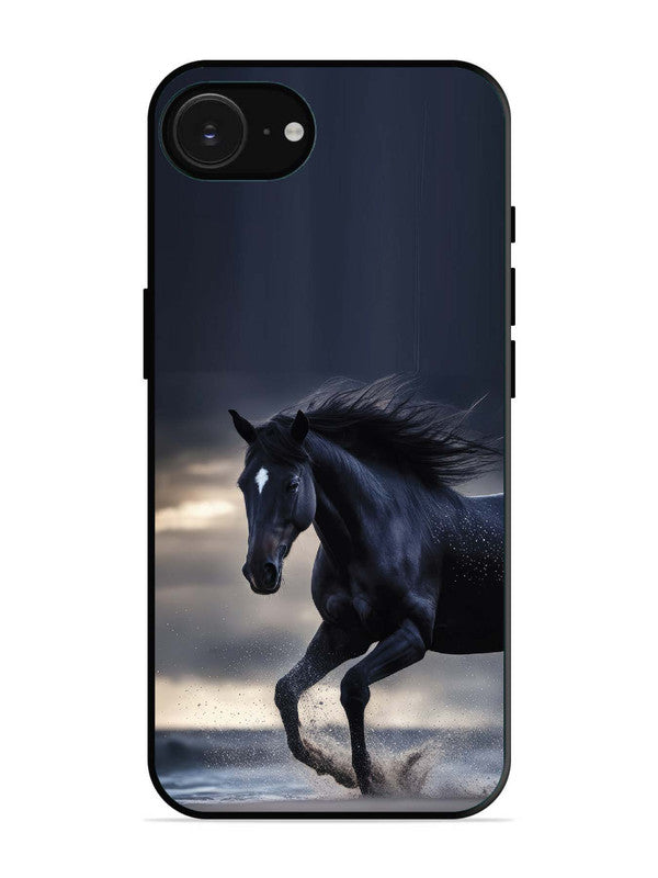 iPhone 16e black-horse-animal