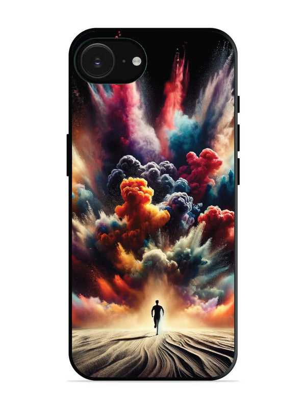 iPhone 16e colorful-blast-explosion