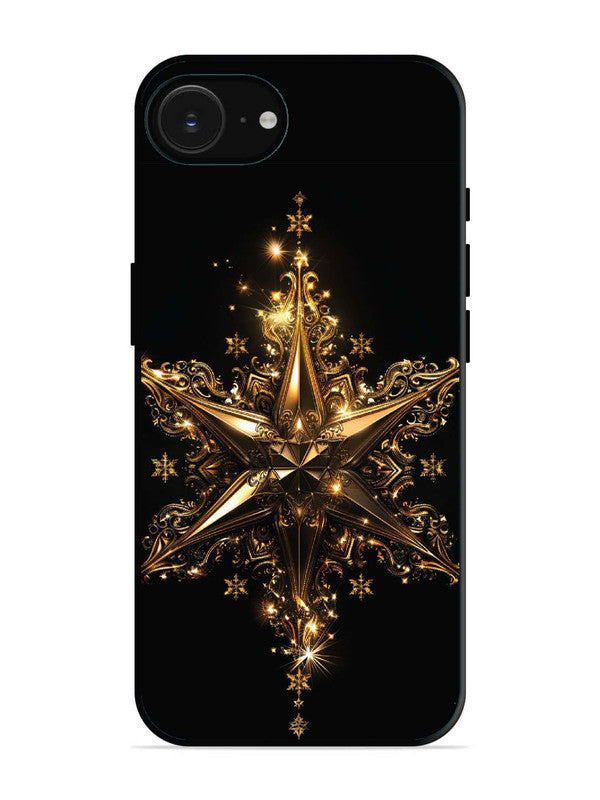 iPhone 16e Glinting Golden Star