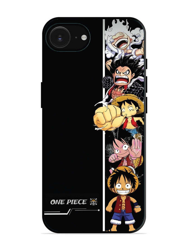 iPhone 16e Luffy Evolution Gear 5 Anime Art