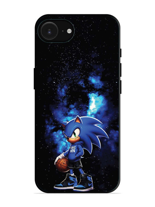 iPhone 16e Sonic Hedgehog Drip Sneaker Art